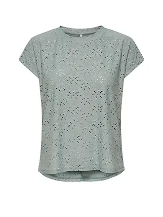 ONLY | T-Shirt ONLSMILLA | grau